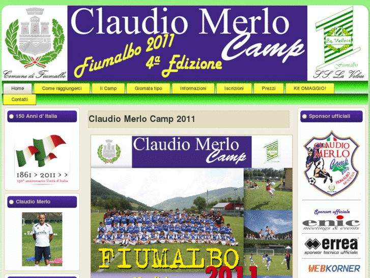 www.claudiomerlocamp.it