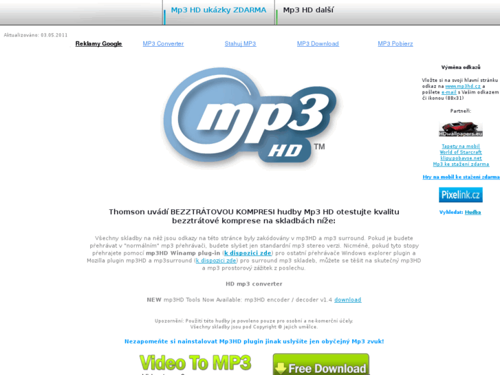 www.mp3hd.cz