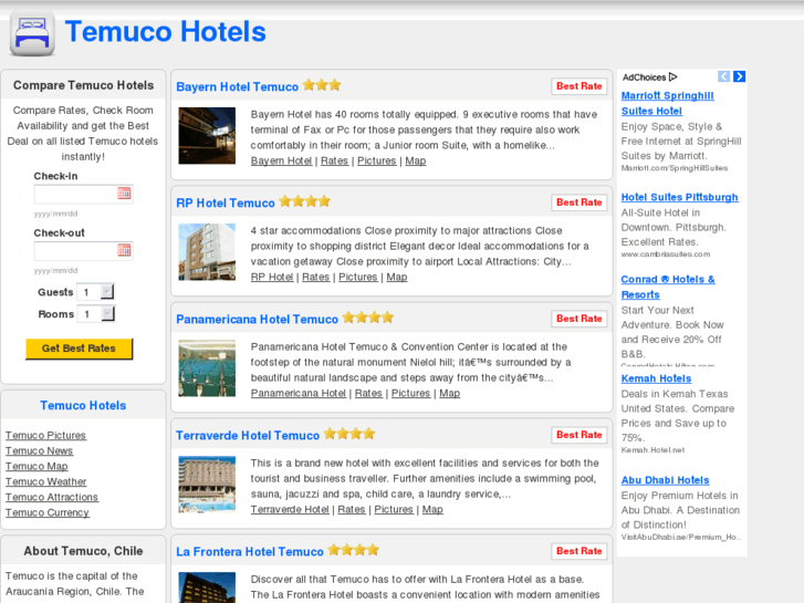 www.temucohotels.com