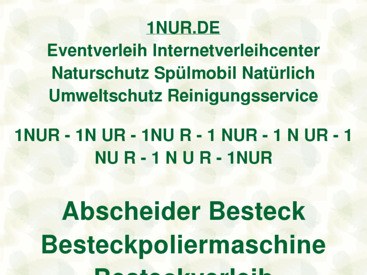 www.1nur.de