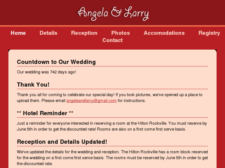 www.angelaandlarry.com