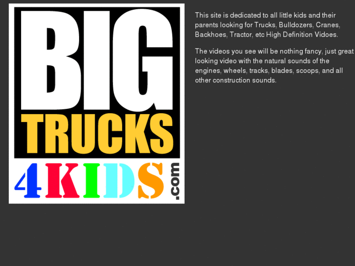 www.bigtrucks4kids.com