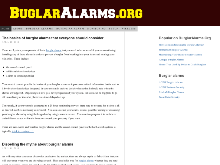 www.burglaralarms.org