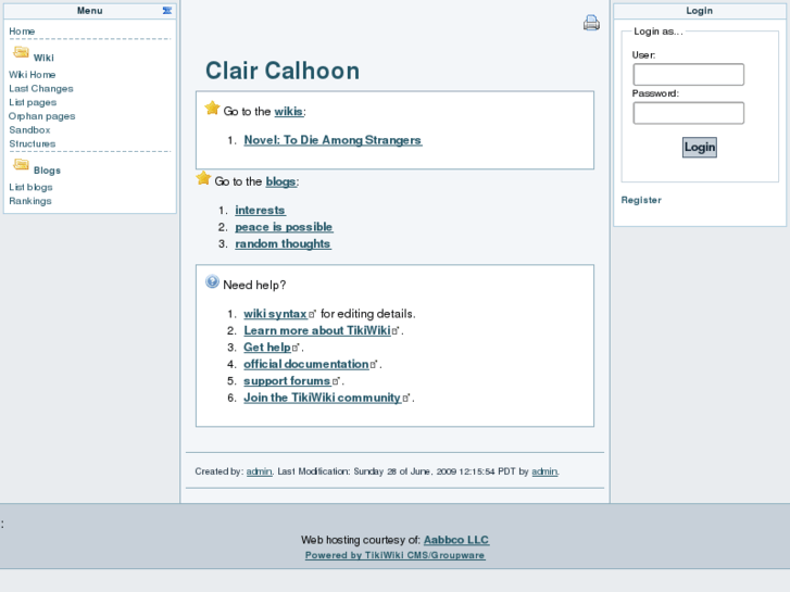 www.claircalhoon.com