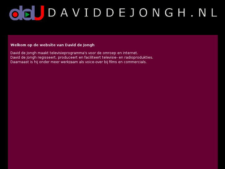 www.daviddejongh.nl