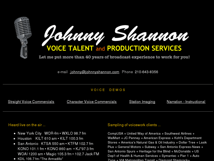 www.johnnyshannon.com