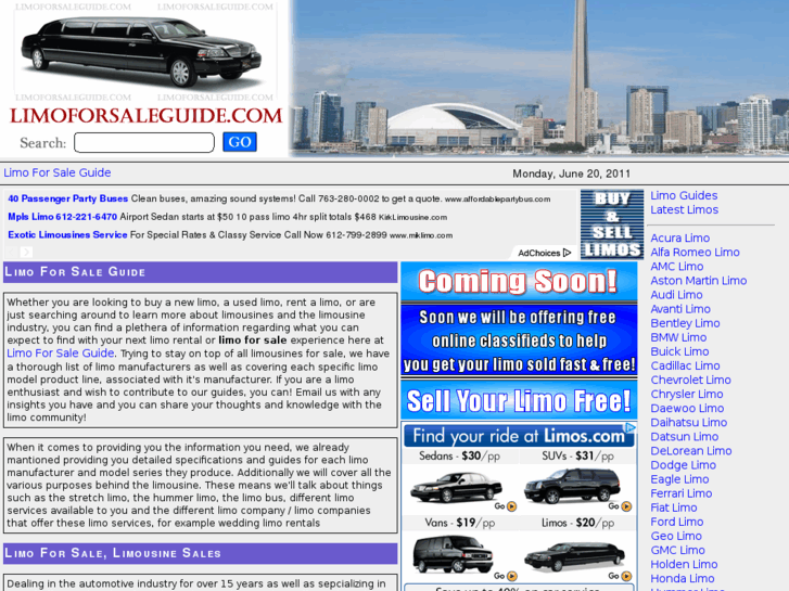 www.limoforsaleguide.com