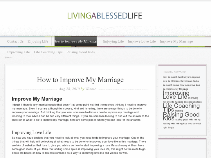 www.livingablessedlife.com