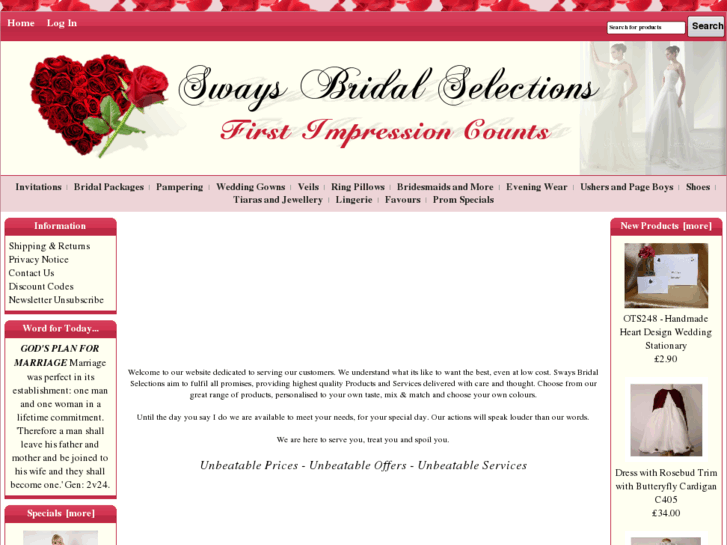 www.swaysbridalselections.com