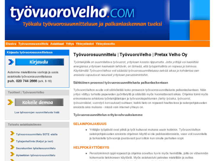 www.tyovuorovelho.com