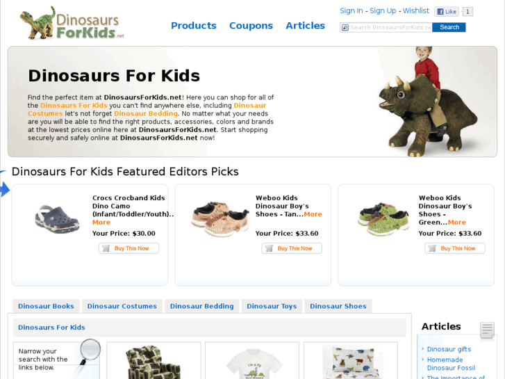 www.dinosaursforkids.net