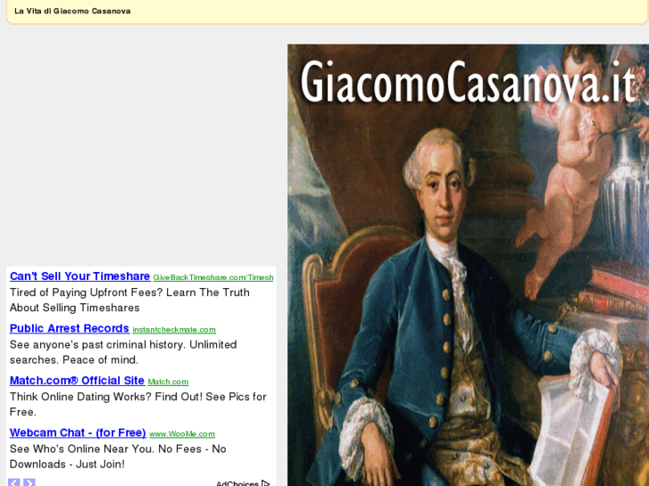 www.giacomocasanova.it