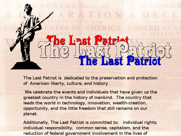 www.lastpatriot.net