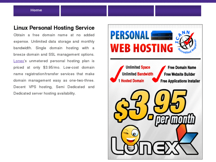 www.linuxpersonalhostingservice.com