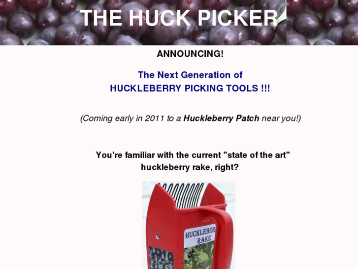 www.thehuckpicker.com