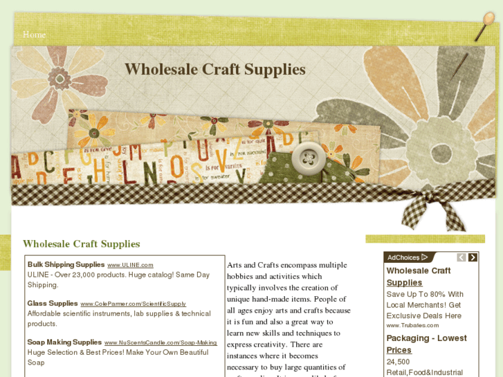 www.wholesalecraftsupplies.org