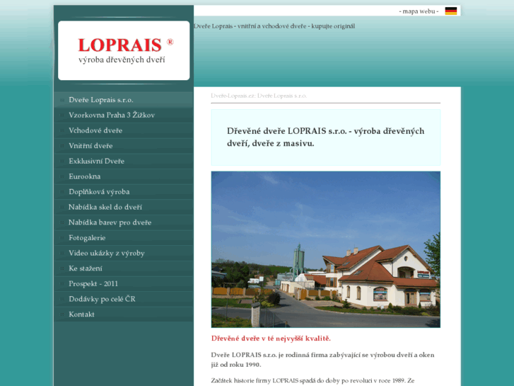 www.dvere-loprais.cz