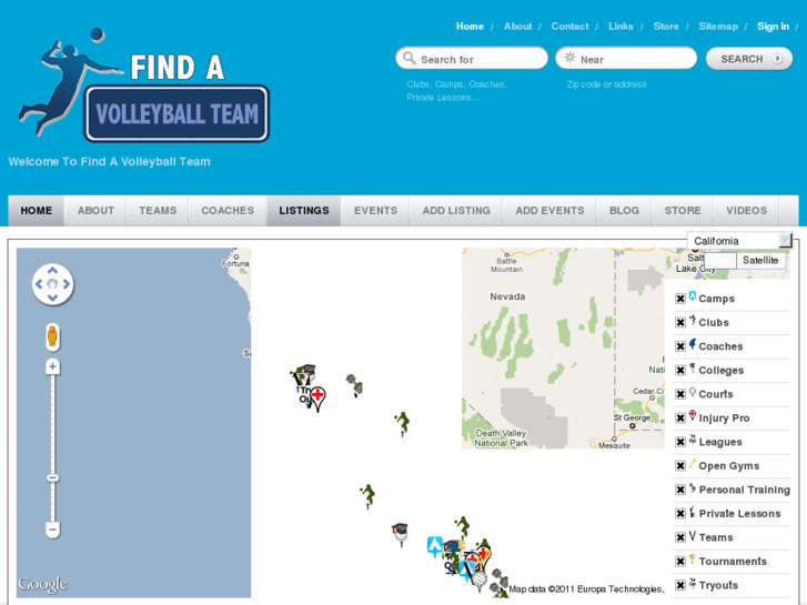 www.findavolleyballteam.com