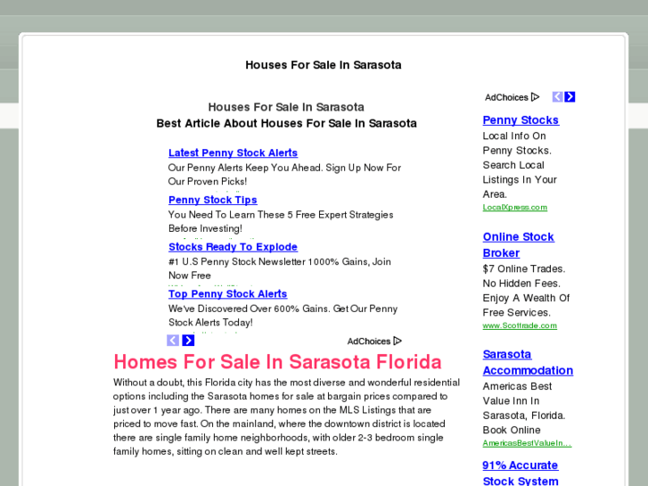 www.housesforsaleinsarasota.org