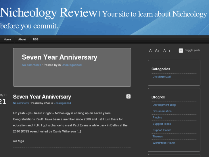 www.nicheologyreview.com