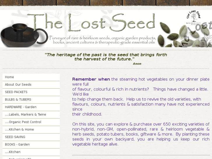 www.thelostseed.com.au