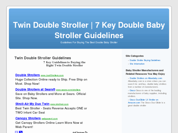 www.twindoublestroller.com