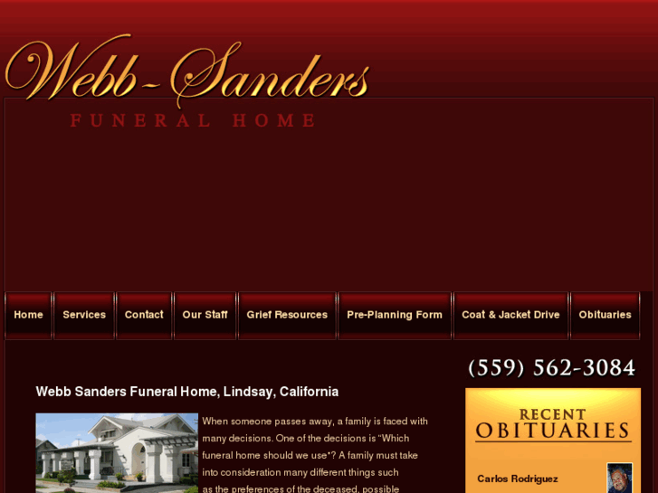www.webbsandersfuneralhome.com