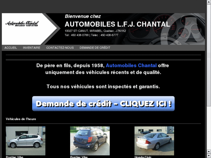 www.automobileschantal.com