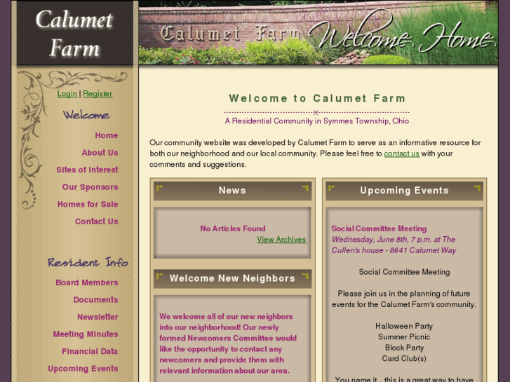 www.calumetfarmhoa.com