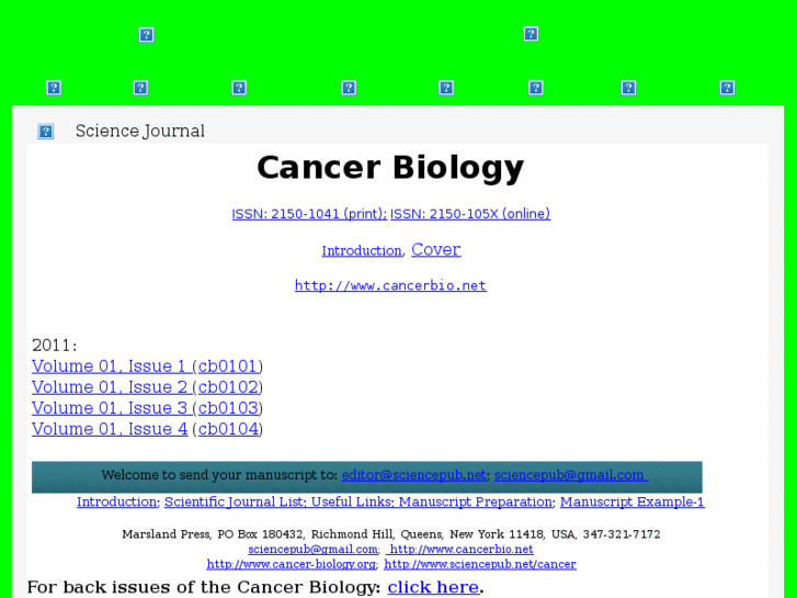 www.cancerbio.net