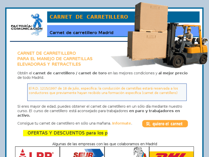 www.carnetcarretilleromadrid.es