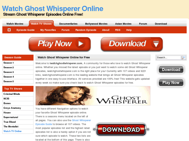 www.iwatchghostwhisperer.com