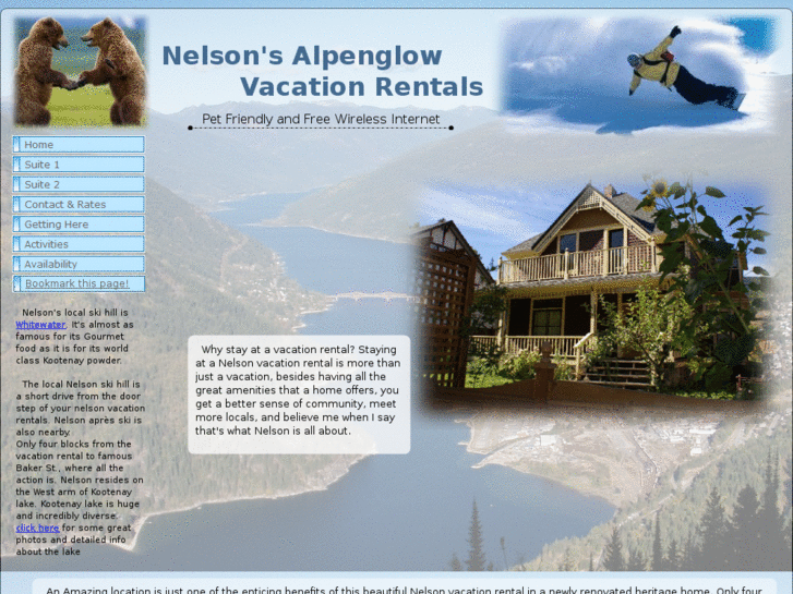 www.nelson-vacation-rentals.com