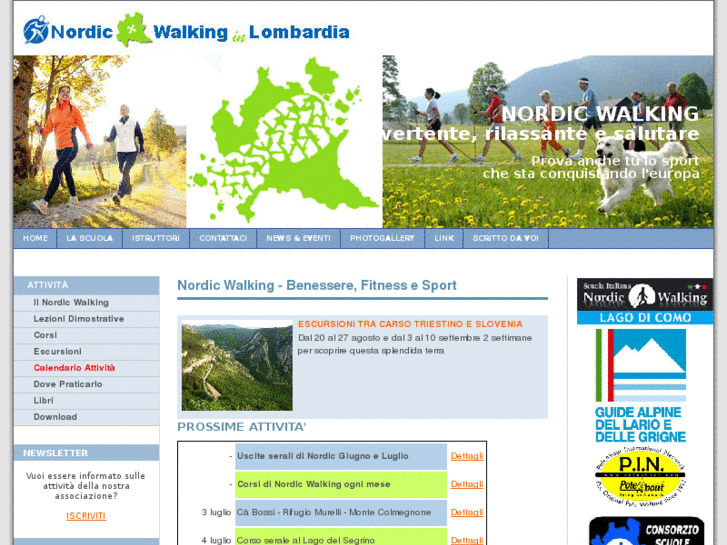 www.nordicwalkinglombardia.it