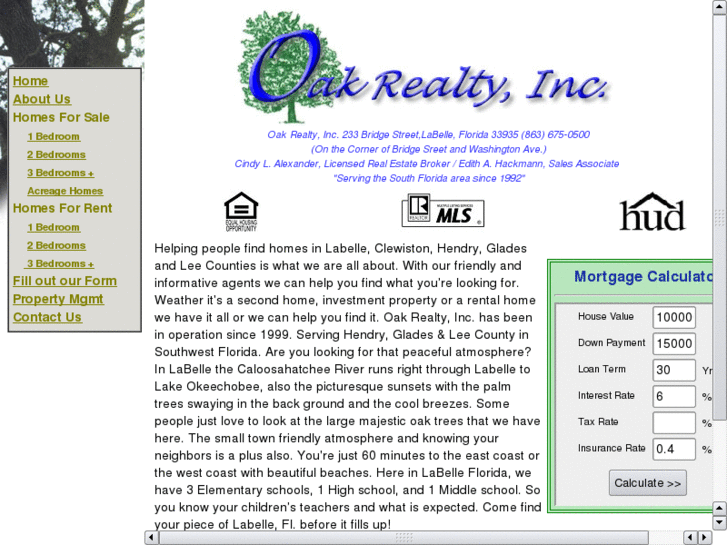 www.oakrealtyinc.com