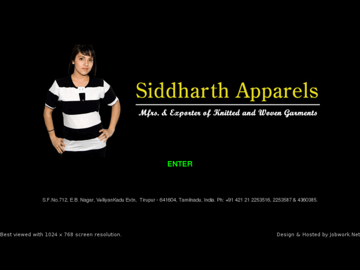 www.siddharthapparels.com