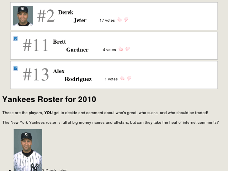 www.yankeesroster.com