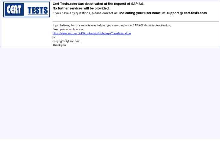 www.cert-tests.net