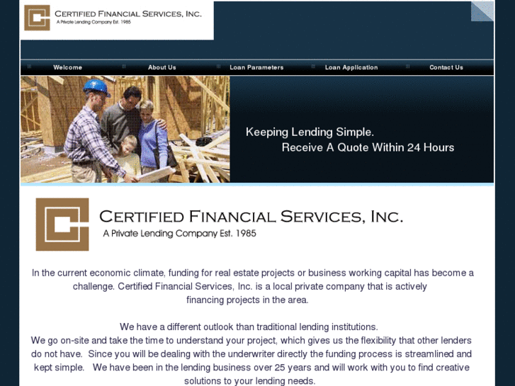 www.certifiedfinancialloans.com