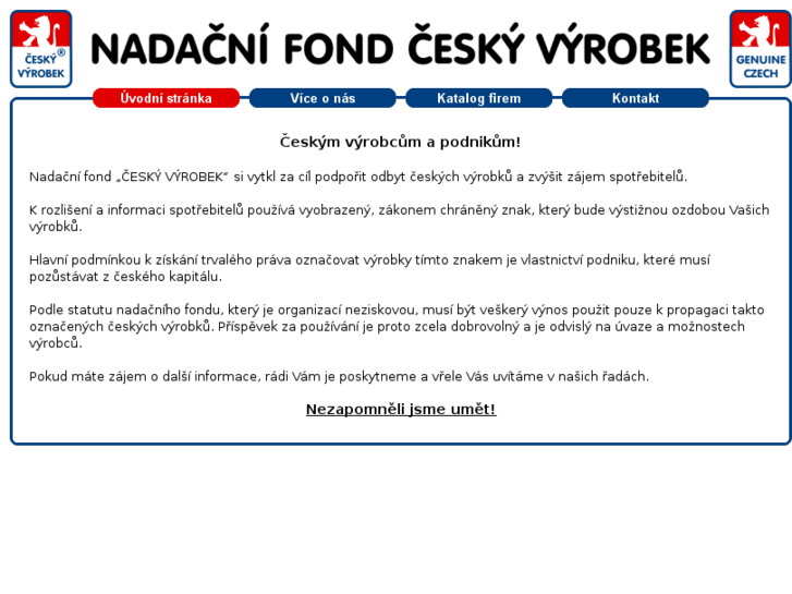 www.ceskyvyrobek.cz