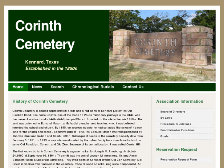 www.corinthcemetery.net