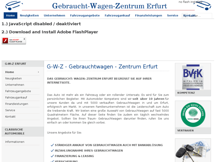 www.gebrauchtwagenzentrum-erfurt.com