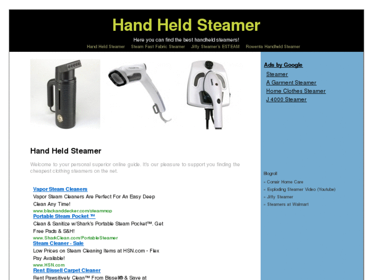 www.handheldsteamercleaners.com