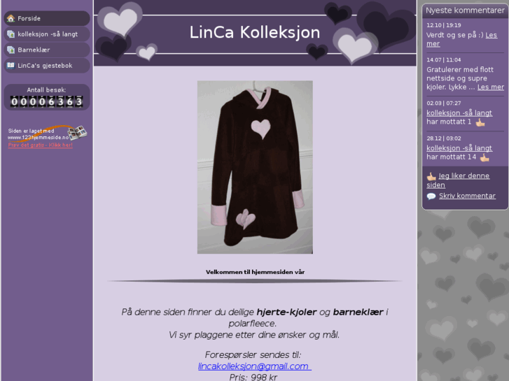 www.lincakolleksjon.com