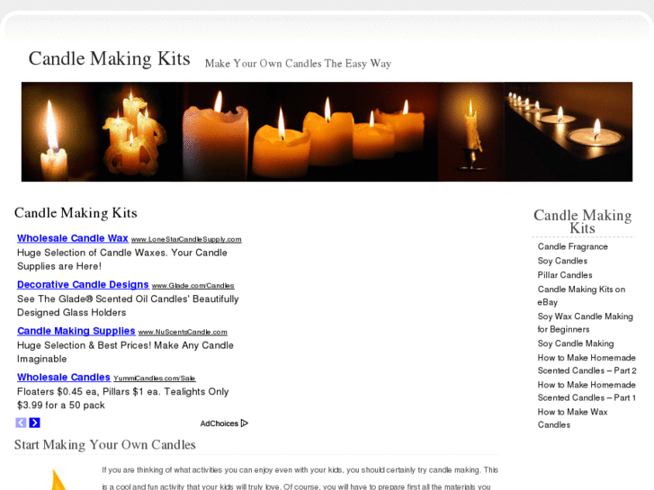 www.newcandlemakingkits.com