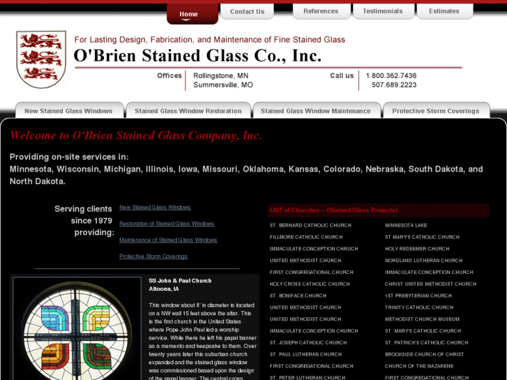 www.obrienstainedglass.com