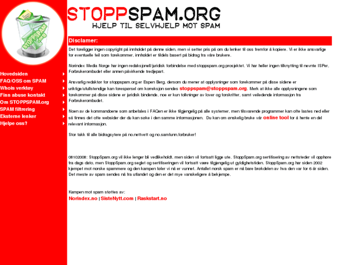 www.stoppspam.org