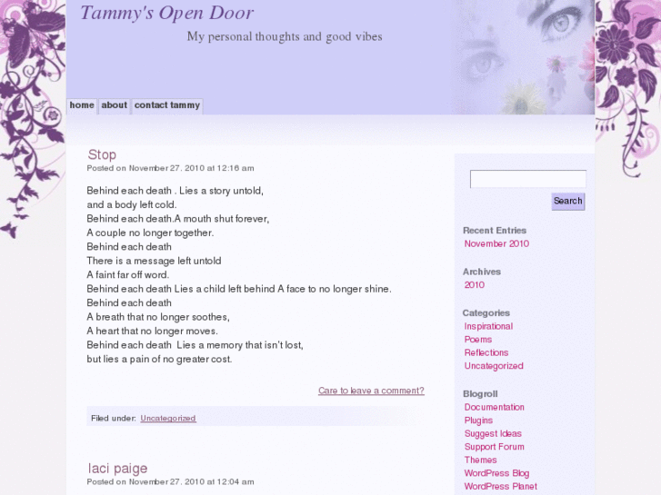 www.tammysopendoor.com