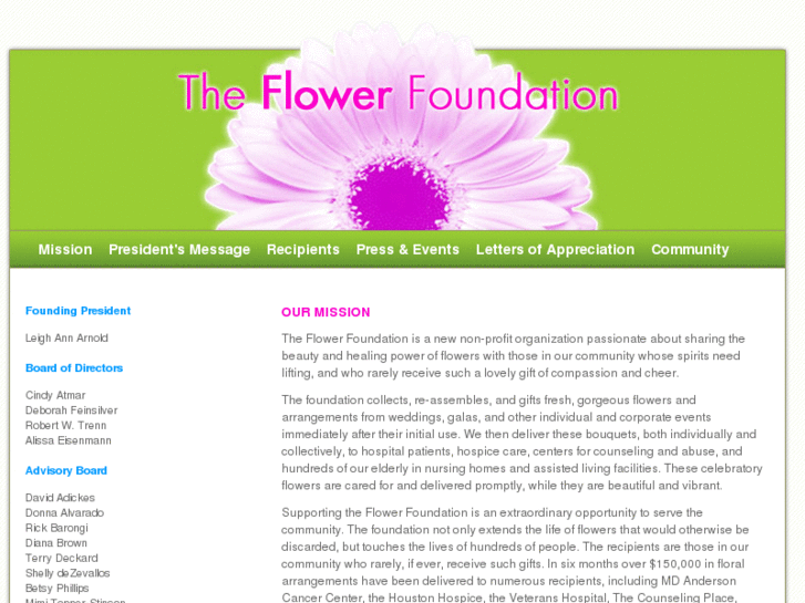 www.theflowerfoundation.org