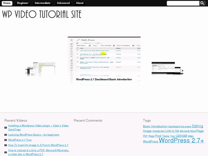 www.wpvideotutorialsite.com